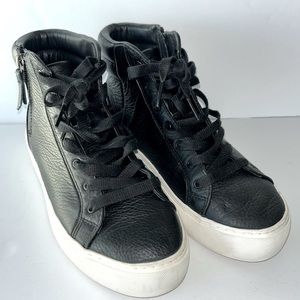 UGG Olli High Top Platform Sneaker Black 7